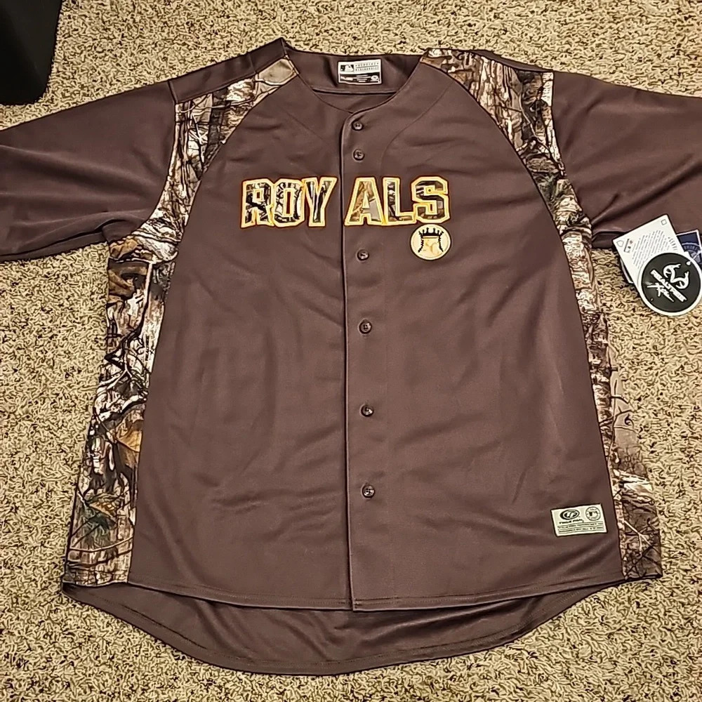 Kansas City Royals Realtree Camo Replica Jersey